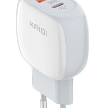 CARREGADOR DE PAREDE PD+QC 3.0 / CABO 1M UNIVERSAL / TURBO 20W ( KD-106 ) - KAIDI