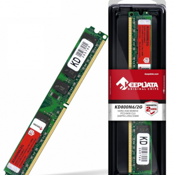 MEMÓRIA 2GB DDR2 800 ( KD800N6/2G ) - KEEPDATA