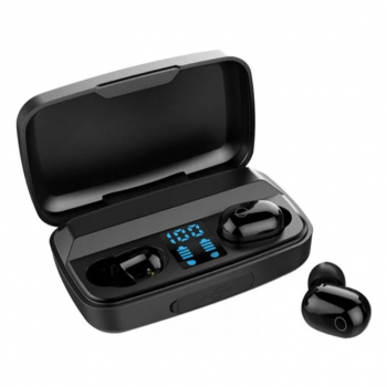 FONE DE OUVIDO BLUETOOTH 5.3 TRUE ( FN-BAT20 ) PRETO - AGOLD