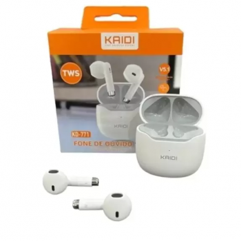 FONE DE OUVIDO BLUETOOTH 5.1 TWS ( KD-770 ) BRANCO - KAIDI