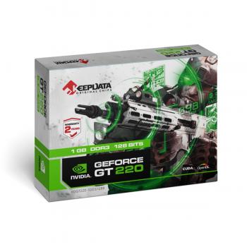 PLACA DE VÍDEO 1GB GT-220 NVIDIA ( KDGT220-1GD3/128B ) DDR3/HDMI/DVI/128BITS - KEEPDATA