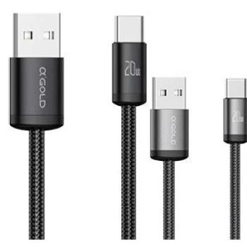 CABO DE DADOS & CARGA 20W TURBO / USB PARA TIPO-C / 1 METRO ( CB77-3 ) - AGOLD