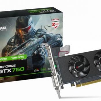 PLACA DE VÍDEO 4GB GTX-750 NVIDIA ( KDGTX750-4GD5/128B ) DDR5/HDMI/DVI/128BITS - KEEPDATA