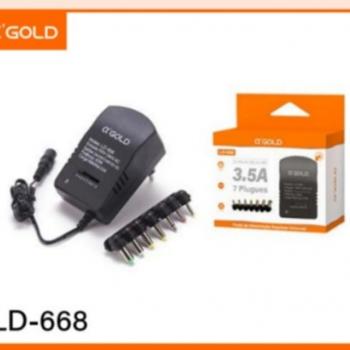 FONTE UNIVERSAL P/NOTEBOOK + ADAPTADOR ( MOD : LD-668 / 7 PINOS ) - AGOLD