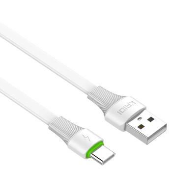 CABO DE DADOS & CARGA 2.4A / USB / 1M / TIPO C ( KD-307C ) - KAIDI