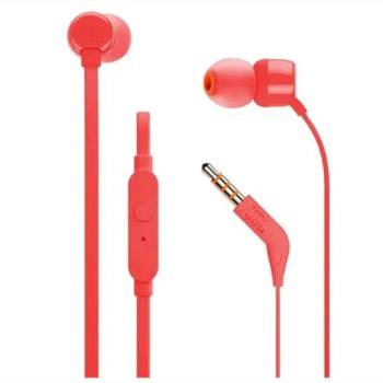 FONE DE OUVIDO INTRA-AURICULAR ( T110 ) VERMELHO - JBL