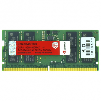 MEMÓRIA 16GB DDR5 4800 NOTE ( KD48S40/16G ) - KEEPDATA