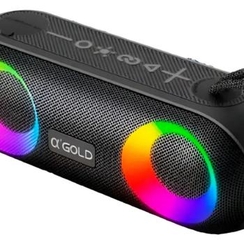 CAIXA DE SOM BLUETOOTH IPX6 20W ( MOD : SM-31 ) PRETO - AGOLD