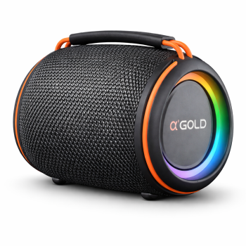 CAIXA DE SOM BLUETOOTH 10W TWS 5.3 ( MOD : SM-37 ) PRETO - AGOLD