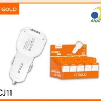 CARREGADOR VEICULAR QC 3.1A ( MOD : CJ11 ) - AGOLD