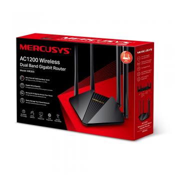 ROTEADOR WIRELESS DUAL BAND AC1200 - 4 ANTENAS ( MR30G ) 300MBPS - MERCUSYS