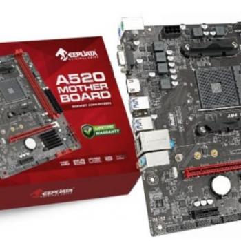 PL.MÃE P/AMD AM4 RYZEN MICRO-ATX ( A520-KDGNV ) 1000 / NVME / USB 3.0 / DDR4 - KEEPDATA