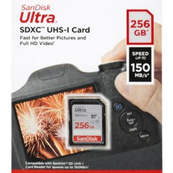 CARTAO DE MEMORIA SD 256GB FULL HD ( SDSDUNC-256G-GN6IN ) 100MB/S - SANDISK