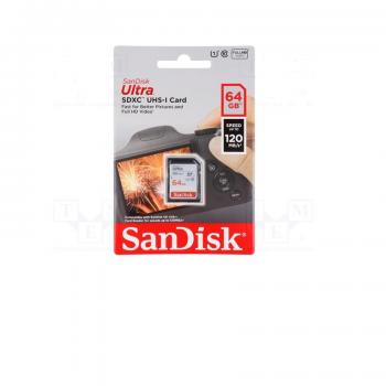 CARTAO DE MEMORIA SD 64GB FULL HD ( SDSDUN4-064G-GN6IN ) 120MB/s - SANDISK