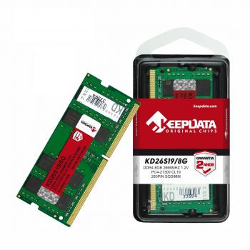 MEMÓRIA 8GB DDR4 2666 NOTE ( KD26S19/8G ) - KEEPDATA