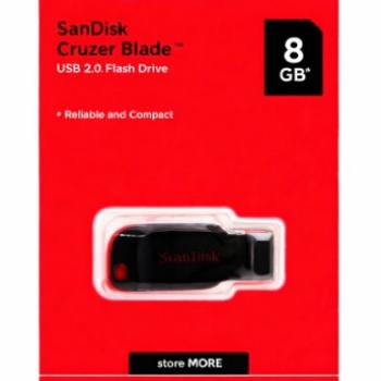 PEN DRIVE 8GB ( CRUZER BLADE Z50 USB 2.0 / SDCZ50-008G-B35 ) - SANDISK