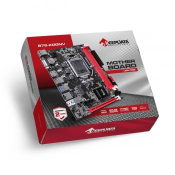 PL.MÃE P/INTEL LGA 1155 MICRO-ATX ( B75-KDGNV ) 1000 / NVME / USB 3.0 / DDR3 / I3-I5-I7 - KEEPDATA