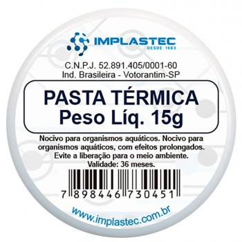 PASTA TÉRMICA 15G / POTE ( PAPT1530CX ) - IMPLASTEC