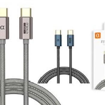 CABO DE DADOS TURBO 30W / TIPO C PARA TIPO C ( CB123 ) - AGOLD