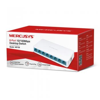 SWITCH 8 PORTAS ( MS108 ) 10/100 - MERCUSYS