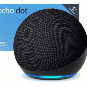 ECHO DOT ALEXA ( 5º GERAÇAO - MOD : C2N6L4 ) PRETO - AMAZON