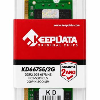 MEMORIA 2GB DDR2 667 NOTE ( KD667S5/2G ) - KEEPDATA