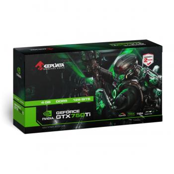 PLACA DE VÍDEO 4GB GTX-750TI NVIDIA ( KDGTX750TI-4GD5/128B ) DDR5/HDMI/DVI/128BITS - KEEPDATA