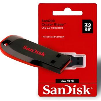 PEN DRIVE 32GB ( CRUZER BLADE Z50 USB 2.0 / SDCZ50-032G-B35 ) - SANDISK