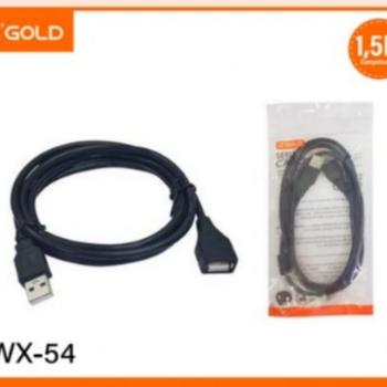 CABO EXTENSOR USB ( MOD : WX-54 ) 1,5M - AGOLD