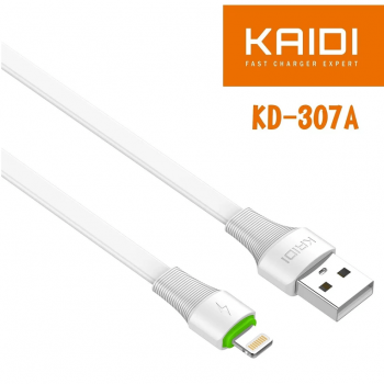 CABO DE DADOS & CARGA 2.4A / USB / 1M / IPHONE ( KD-307A ) - KAIDI