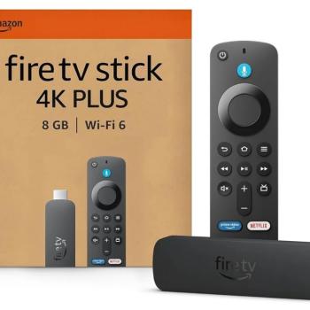 FIRE TV STICK ( 4K ULTRA HDR ) 8GB / WI-FI 6 PLUS - AMAZON