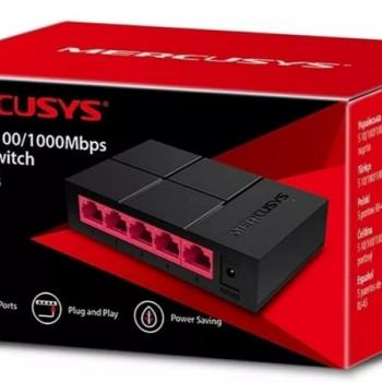 SWITCH 5 PORTAS ( MS105G ) 10/100/1000 - MERCUSYS