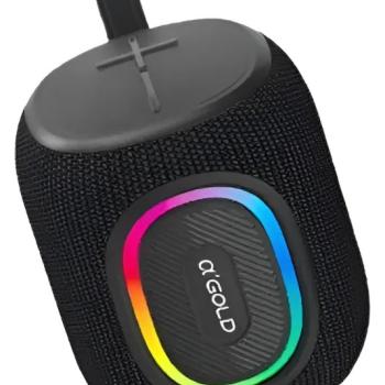 MINI CAIXA DE SOM BLUETOOTH IPX6 ( MOD : SM-23 ) PRETO - AGOLD