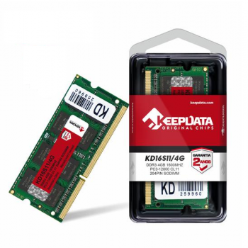 MEMÓRIA 4GB DDR3 1600 NOTE ( KD16S11/4G ) - KEEPDATA