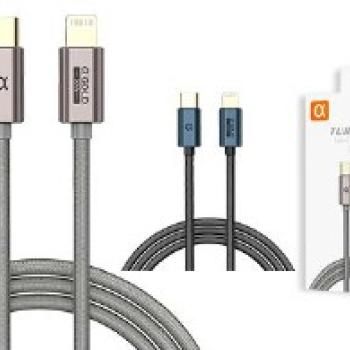 CABO DE DADOS TURBO 30W / TIPO C PARA IPHONE ( CB122 ) - AGOLD