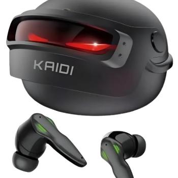 FONE DE OUVIDO BLUETOOTH GAMER 5.3 TWS ( KD-777 ) PRETO - KAIDI