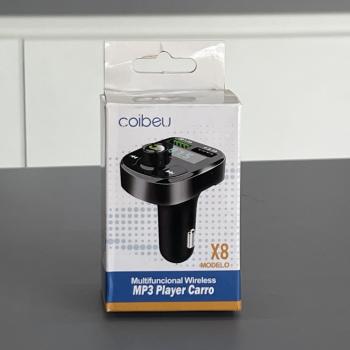 MP3 Veicular Fonte USB Carregamento 2in