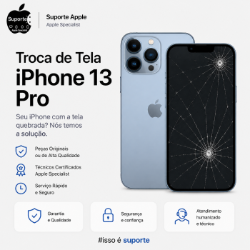Troca de Tela iPhone 13 Pro
