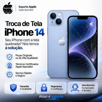 Troca de Tela iPhone 14