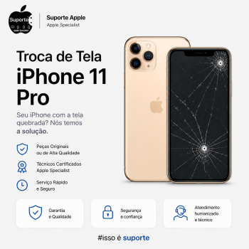 Troca de Tela iPhone 11 Pro