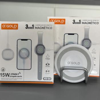 MagSafe Charger Carregador Sem Fio 3 em 1