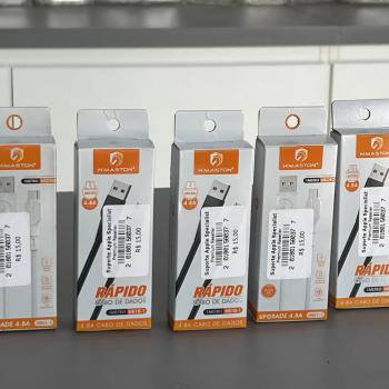 Cabo USB Carregador Rápido 1M