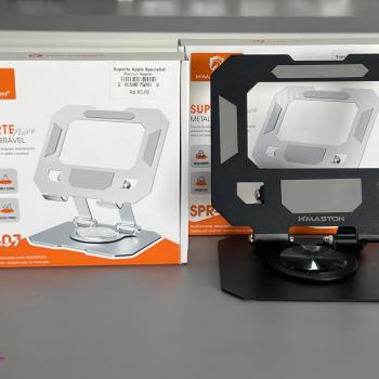 Suporte de Mesa Metal Giratório Dobrável 360G Tablet