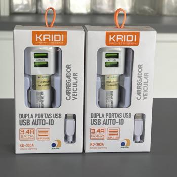 Carregador Veicular Turbo C/Cabo 2 in