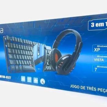 KIT TECLADO MOUSE HEADSET INOVA GAME KMFON-6527