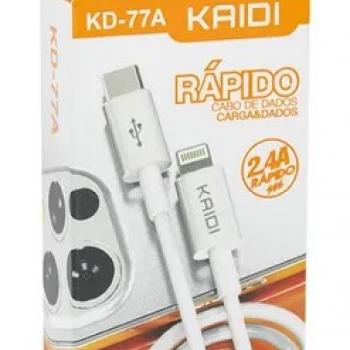 CABO USB TIPO C LIGHTNING 1M KAIDI KD-77A