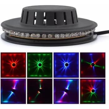 LUMINÁRIA MINI DISCO DE LUZES SUNFLOWER LED LIGHT