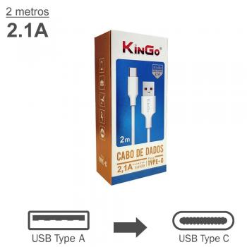 CABO USB KINGO TIPO C 2M