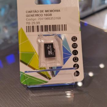CARTÃO DE MEMÓRIA GENÉRICO 16GB