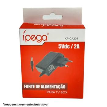 FONTE DE ALIMENTAÇÃO PARA TV BOX ÍPEGA KP-CA205